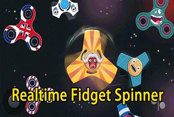 Realtime Fidget Spinner MiniGame