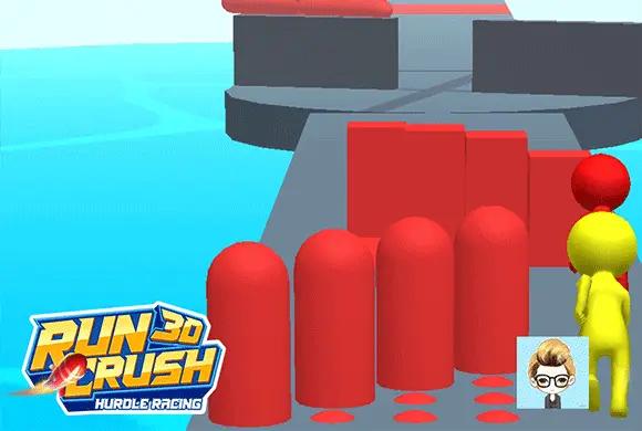 Run Crush 3D   Hurdle Racing MiniGame